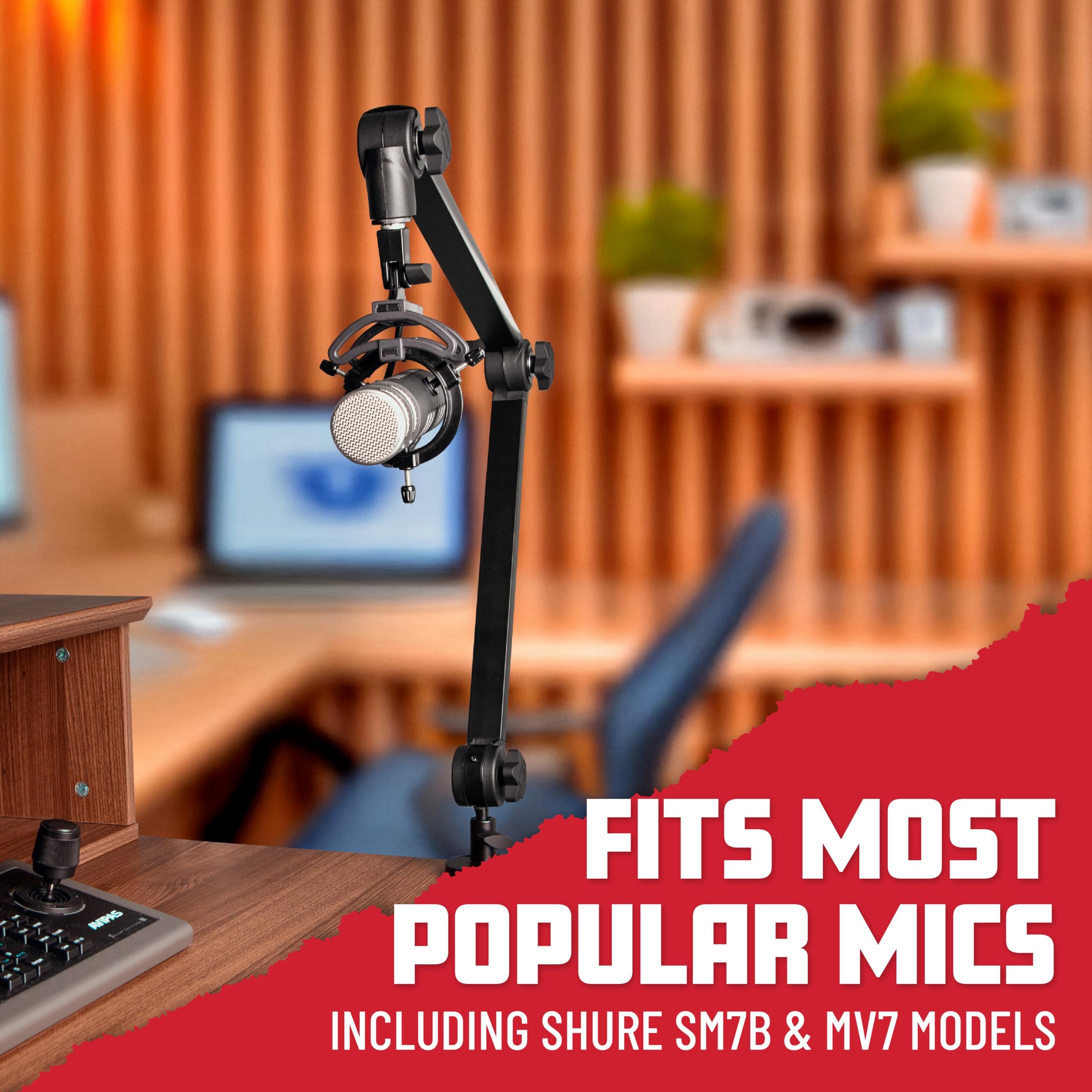 Amazon.com: Gator Frameworks Deluxe Desk-Mounted Broadcast